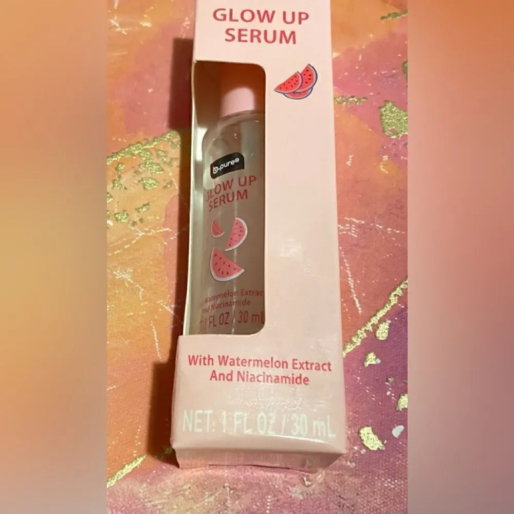 🎊B-Pure set of 2 Glow up serum with watermelon 🍉 Extract Niacinamide 1 FL OZ
